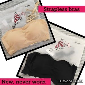 Strapless bras (2) plus size